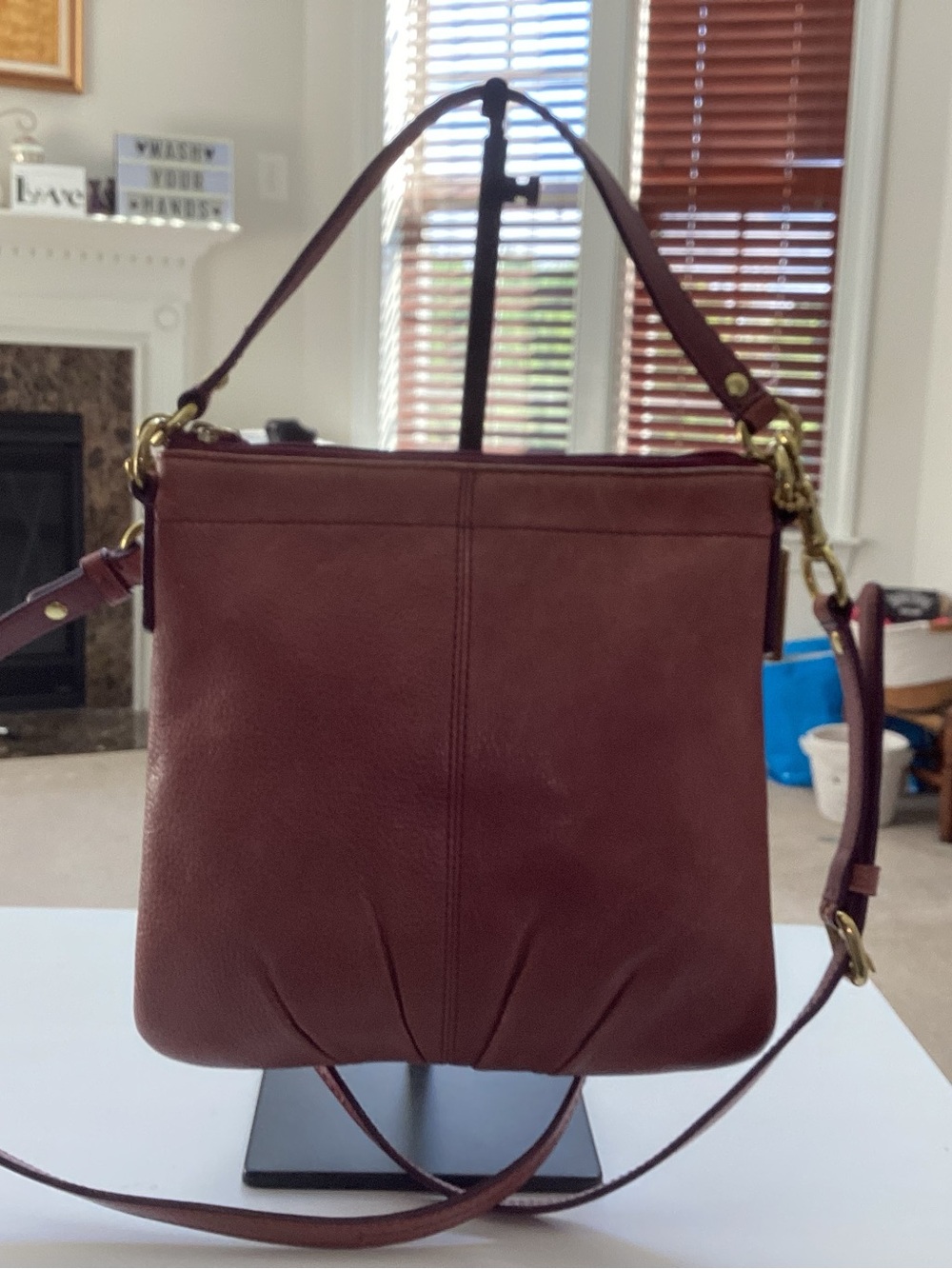 Coach Brooke Pleated Leather Crossbody Bag E0973-43112 - Picture 2 of 9
